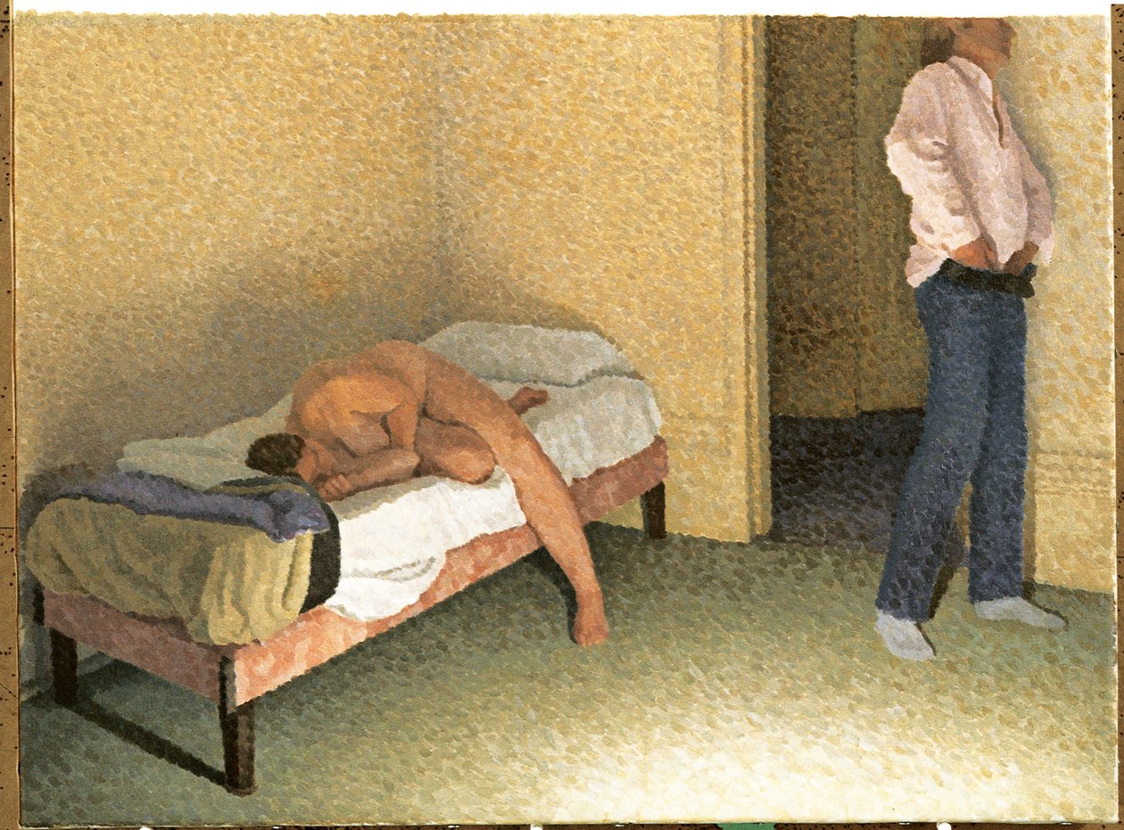 Interiér s figurálním převazem od William Wilkins