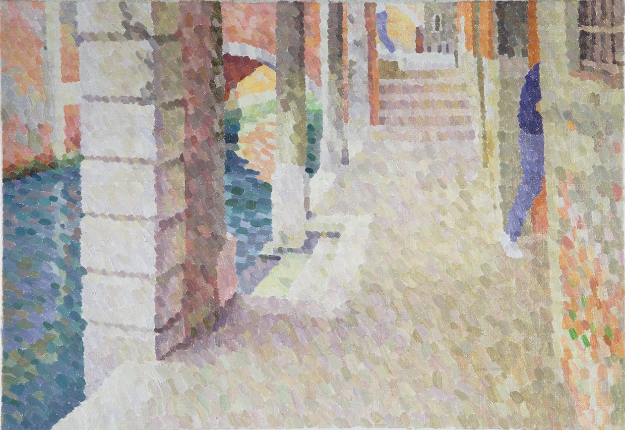 Sotoportego Panada, Benátky, 2011 (olej na plátně) od William Wilkins