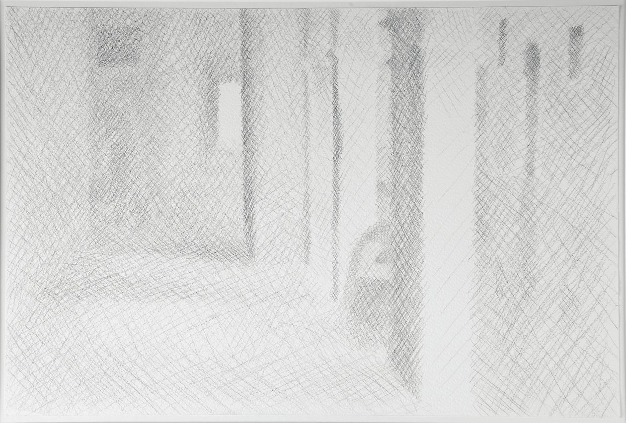 Sotoportego Salviati, Benátky, 2009 (tužka na papíře) od William Wilkins