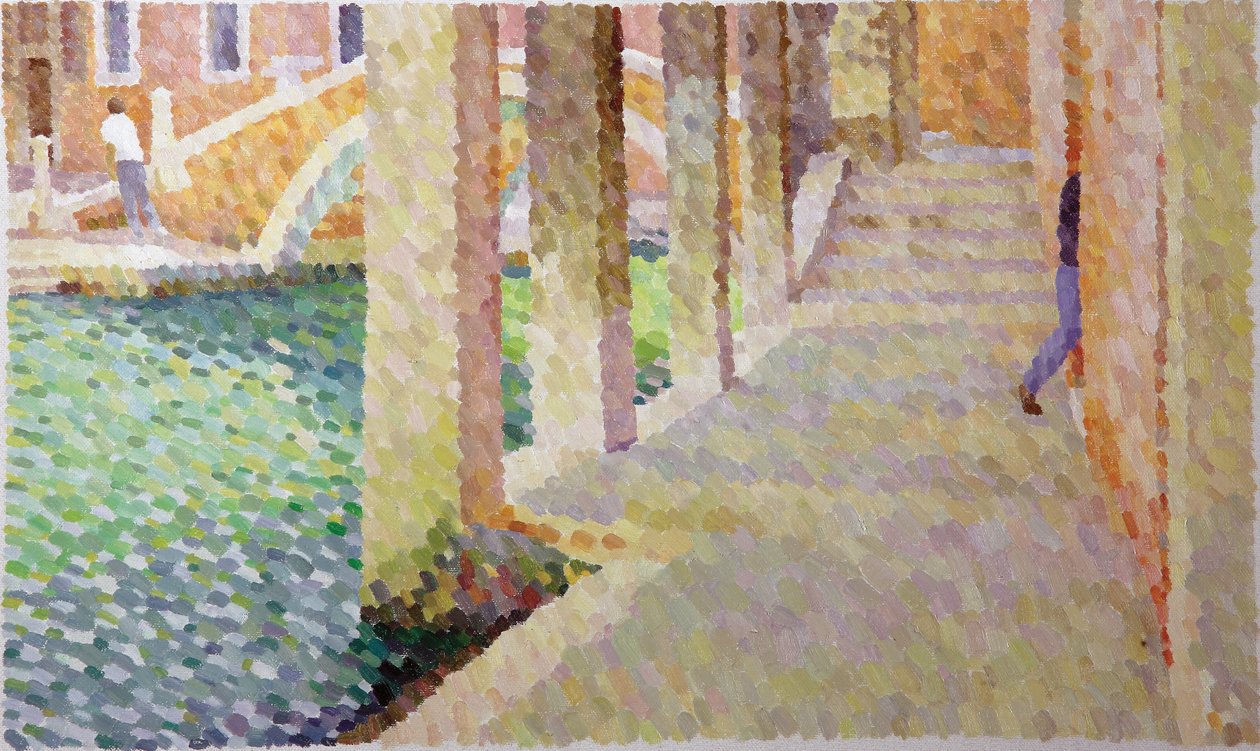 Sotoportego del Traghetto, 2011 (olej na plátně) od William Wilkins