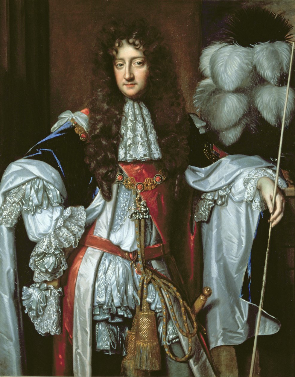 Laurence Hyde (1642-1711) 1. hrabě z Rochesteru od William Wissing or Wissmig