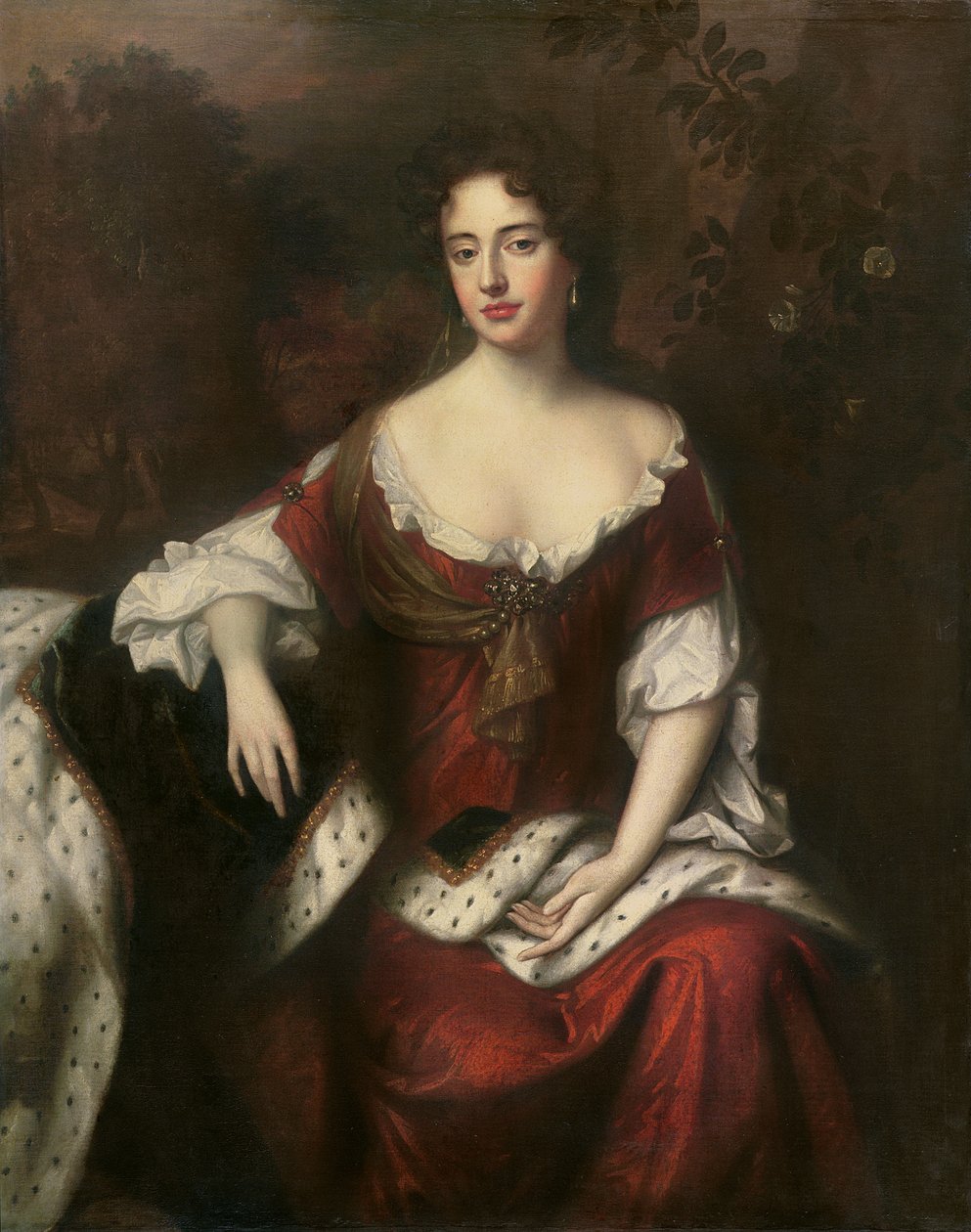Portrét Anny, královny Velké Británie a Irska od William Wissing or Wissmig