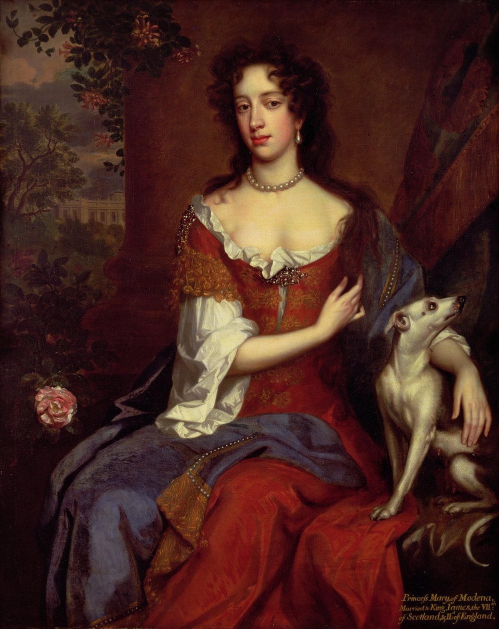 Portrét Marie z Modeny od William Wissing or Wissmig