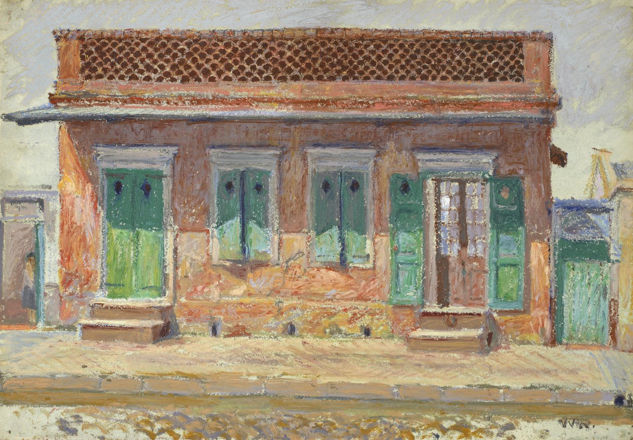 Dům na Dumaine Street, New Orleans, kolem roku 1904 od William Woodward