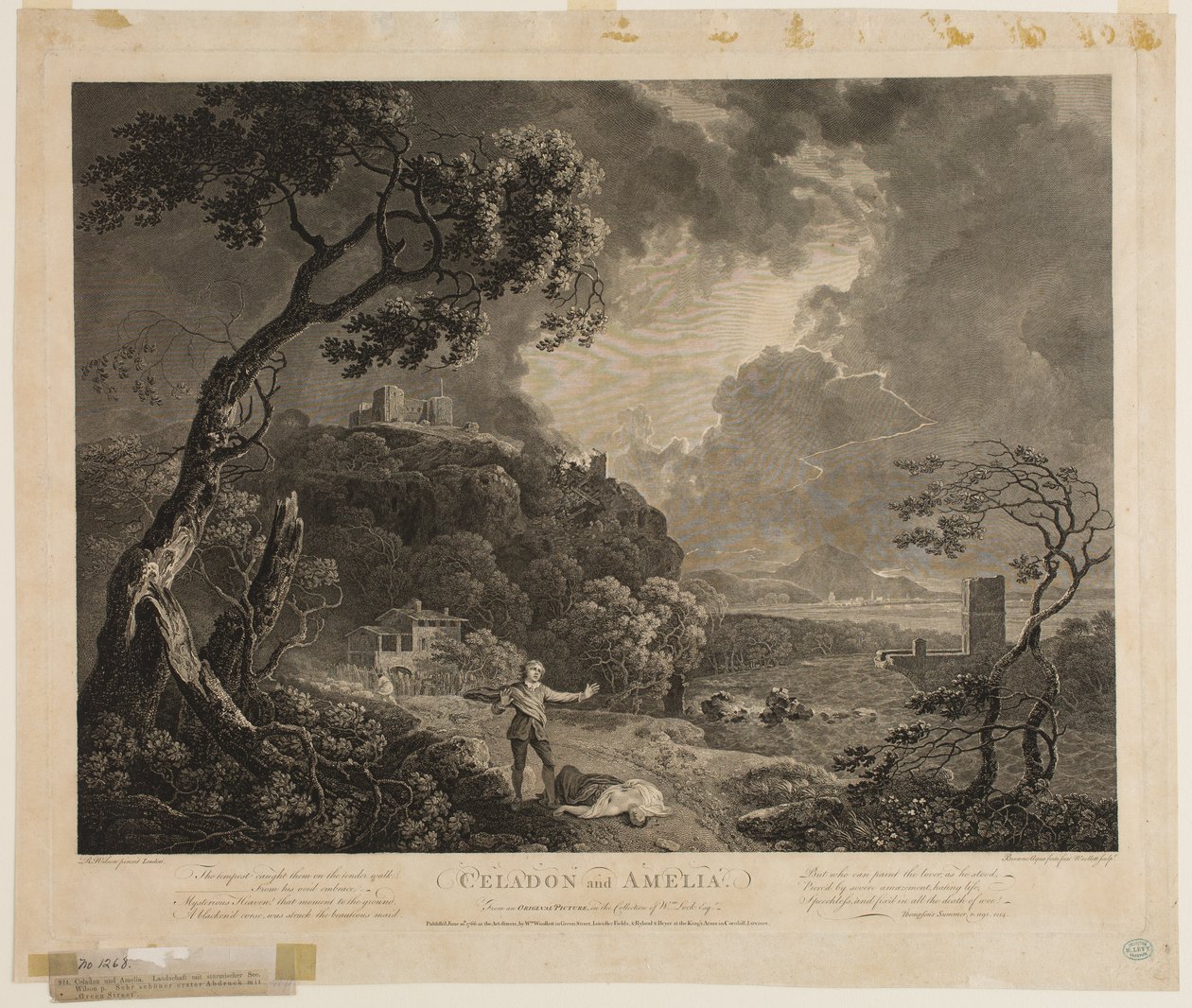 Celadon a Amélie od William Woollett