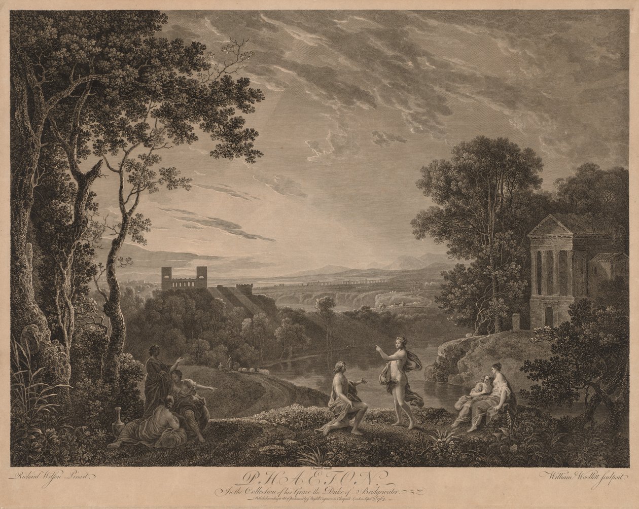 Phaeton, 1763. od William Woollett