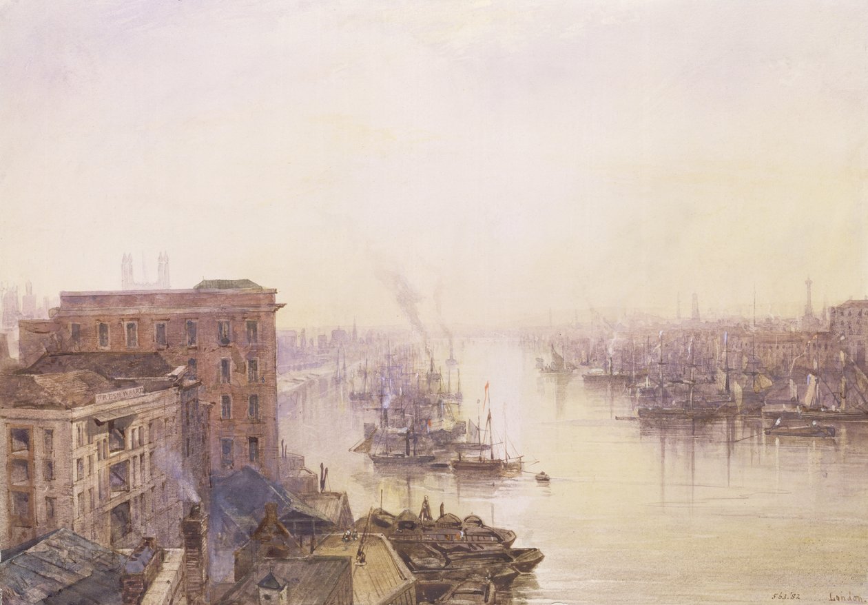 Bazén z hotelu Adelaide, London Bridge od William Wyld