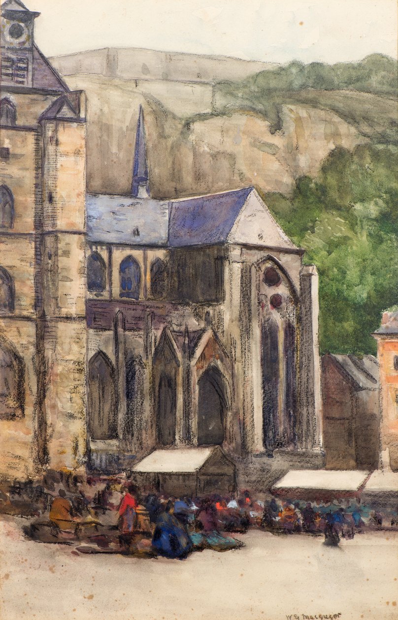 Tržiště, Dinant (akvarel) od William York MacGregor