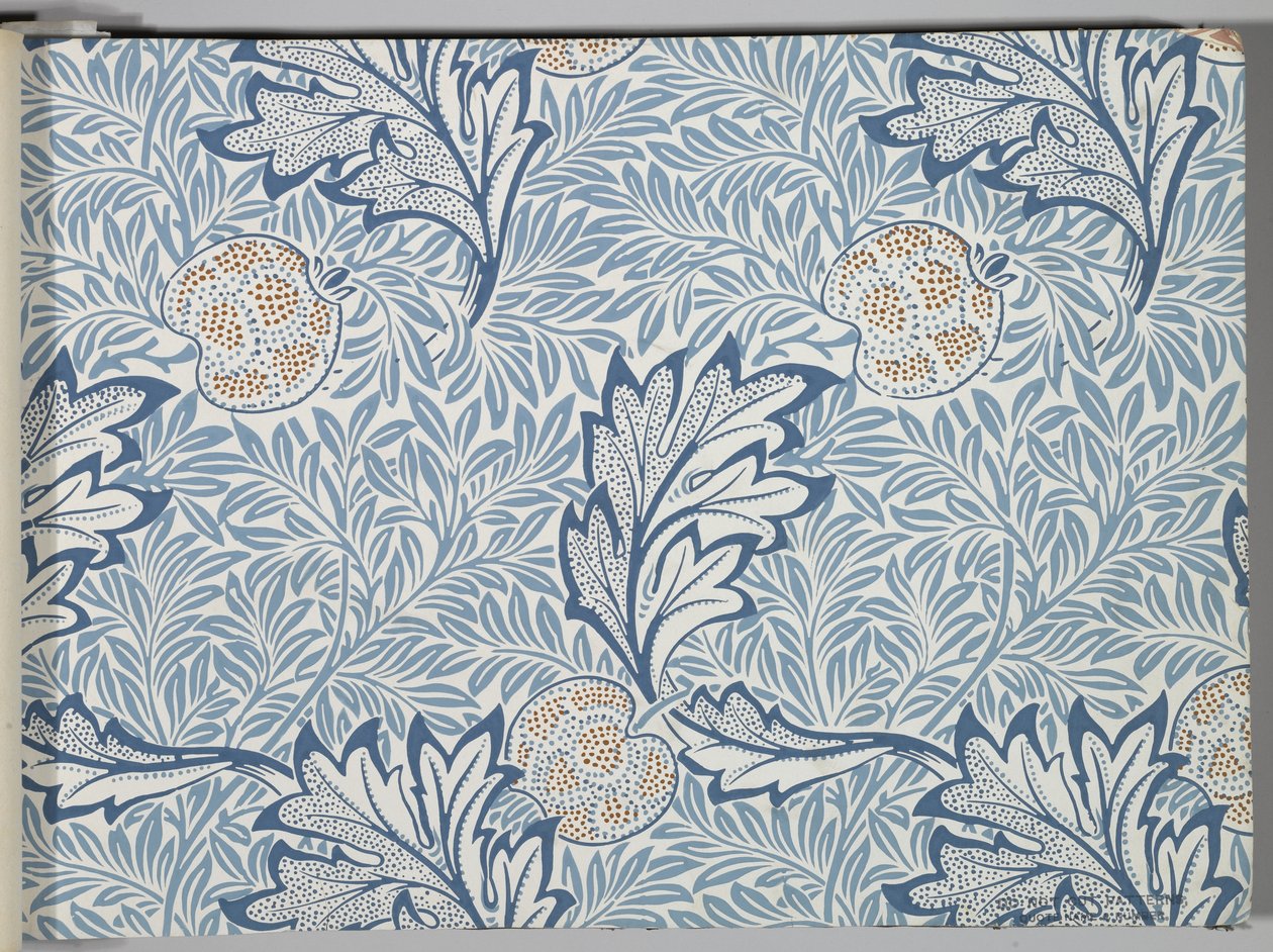 Vzorník tapet, před rokem 1917 (tisk) od William and Company Morris