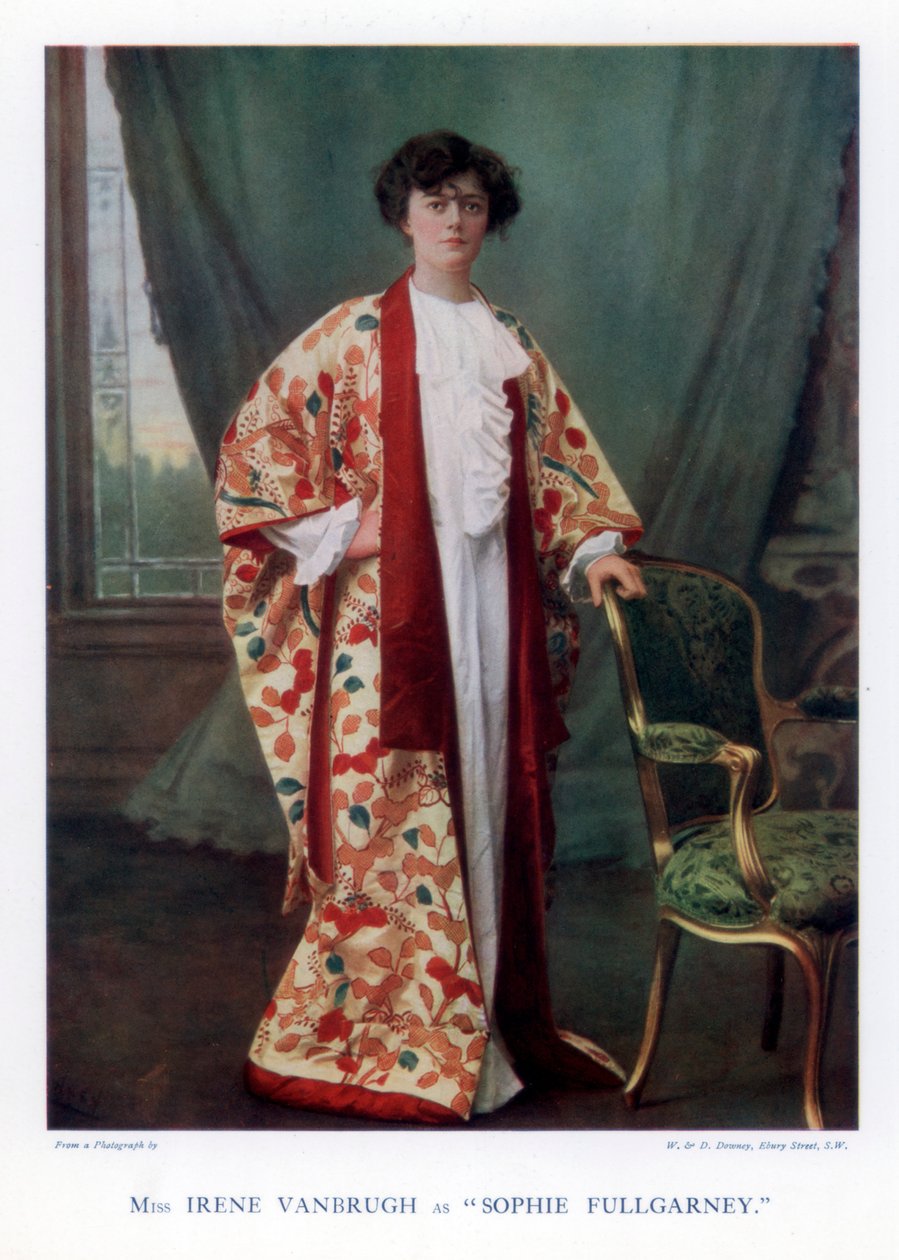 Dame Irene Vanbrugh , anglická herečka, 1901 od William and Daniel Downey
