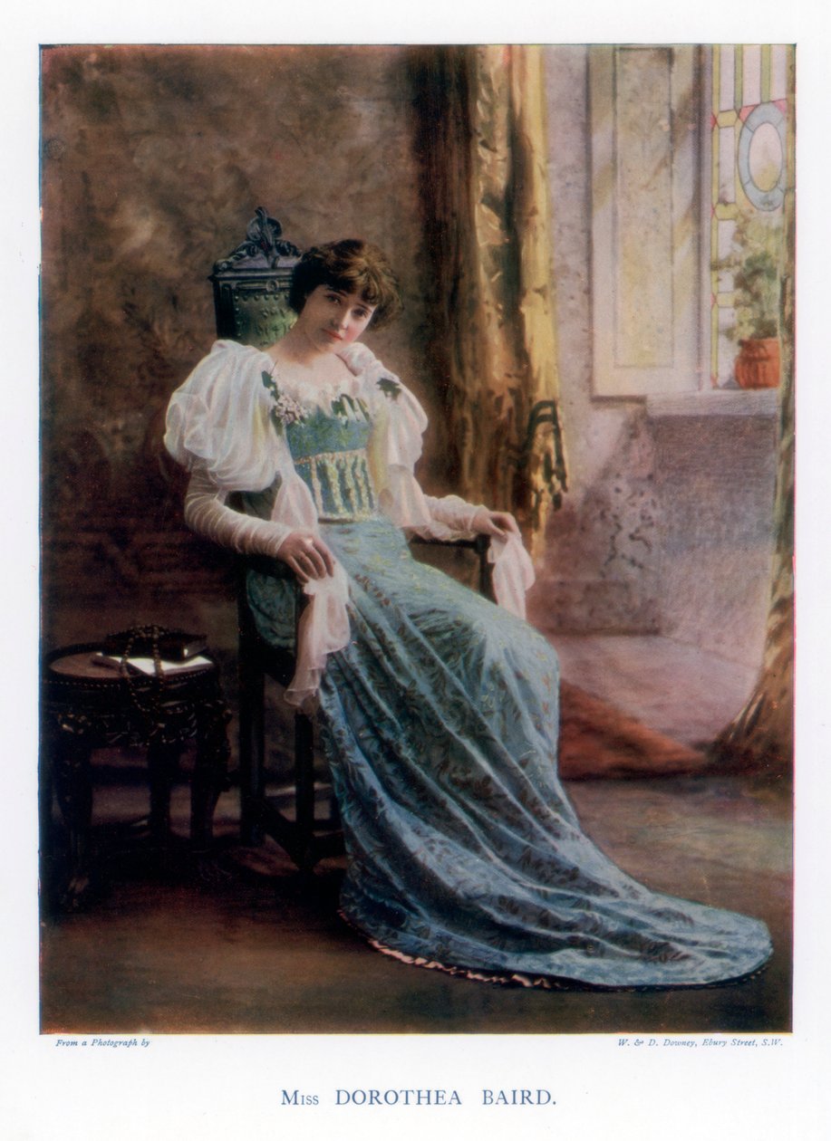 Dorothea Baird , anglická divadelní a filmová herečka, 1901. od William and Daniel Downey