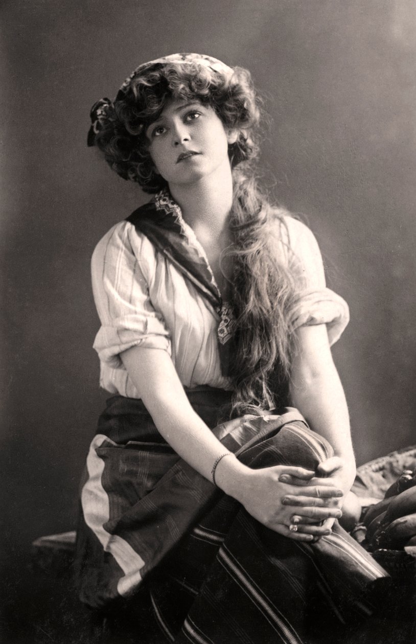 Gabrielle Ray 1883-1973, anglická herečka, začátek 20. století. od William and Daniel Downey