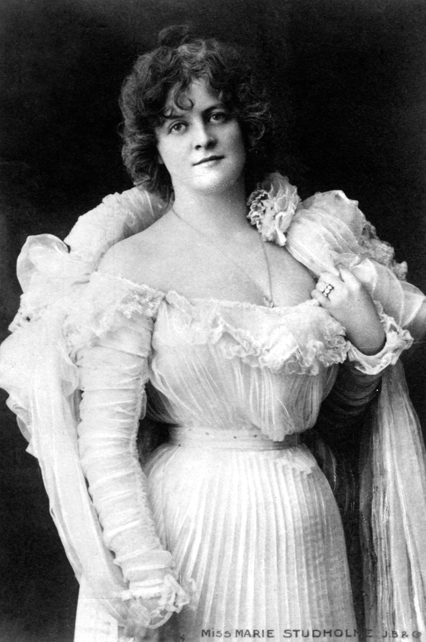 Marie Studholme 1875-1930, anglická herečka, 1900. od William and Daniel Downey