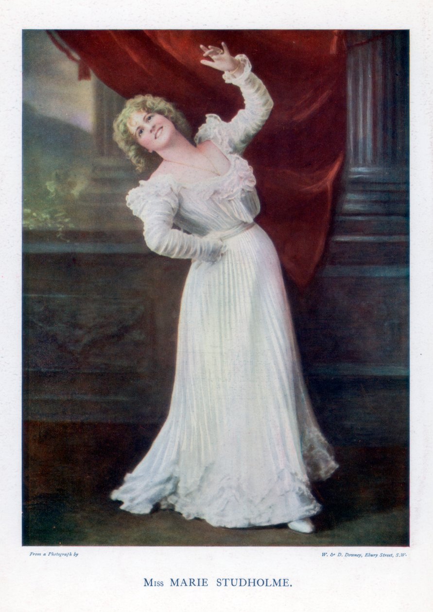 Marie Studholme , anglická divadelní herečka, 1901. od William and Daniel Downey