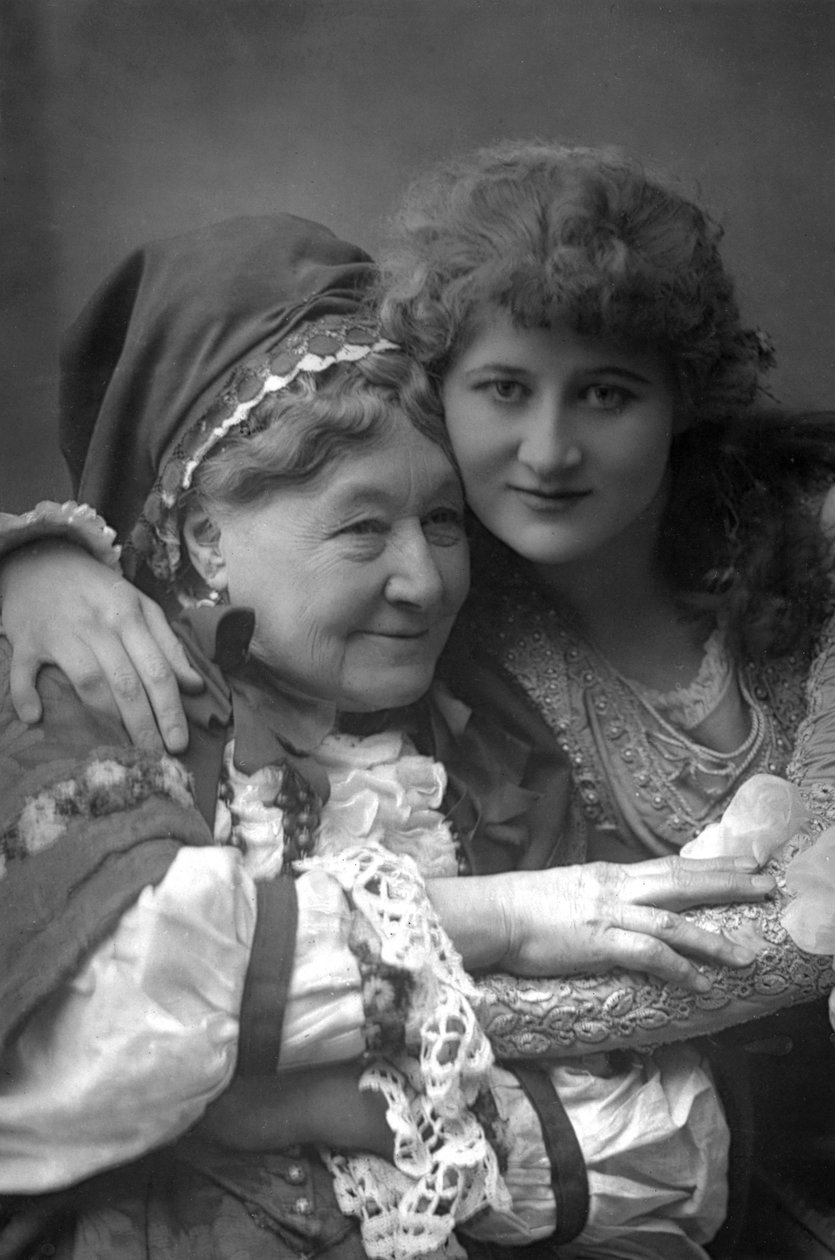 Mary Anderson 1859-1940, americká divadelní herečka a paní Stirling, 1890. od William and Daniel Downey