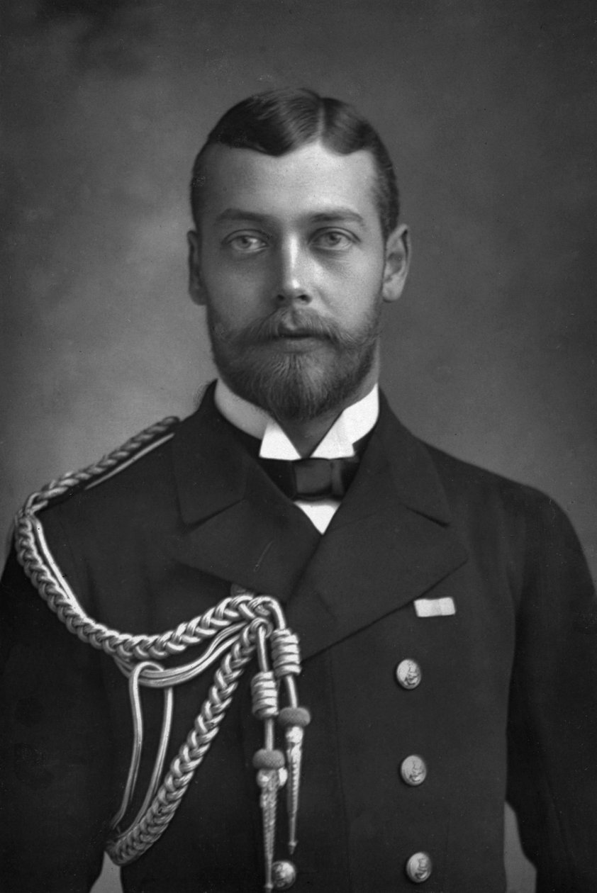 Princ George, princ z Walesu a budoucí král Jiří V 1865-1936, 1890. od William and Daniel Downey