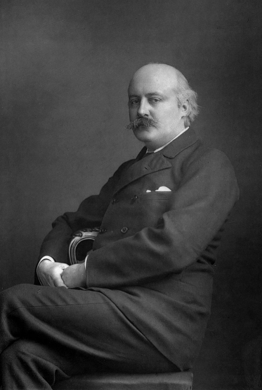 Sir Charles Hubert Hastings Parry 1848-1918, anglický skladatel, 1893. od William and Daniel Downey
