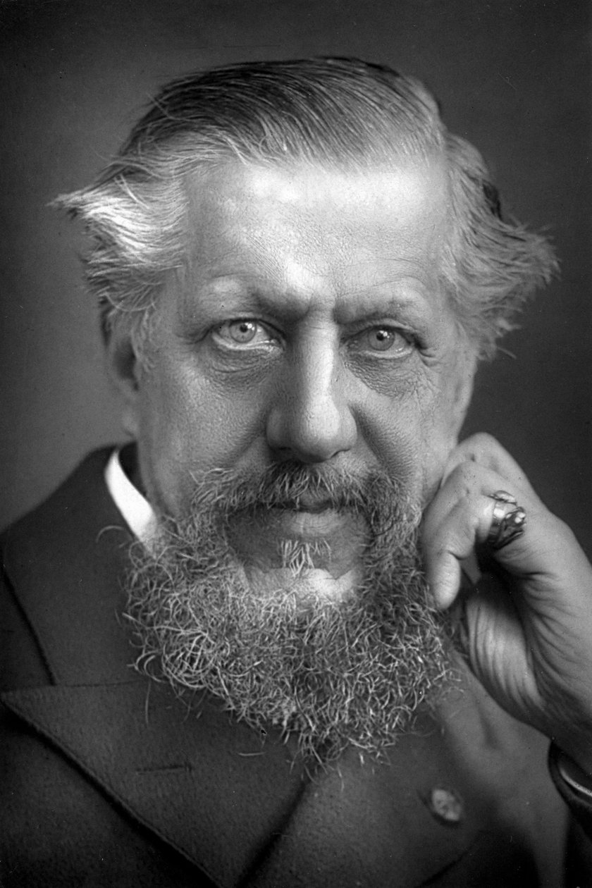 Sir Edwin Arnold 1832-1904, anglický básník a novinář, 1893. od William and Daniel Downey