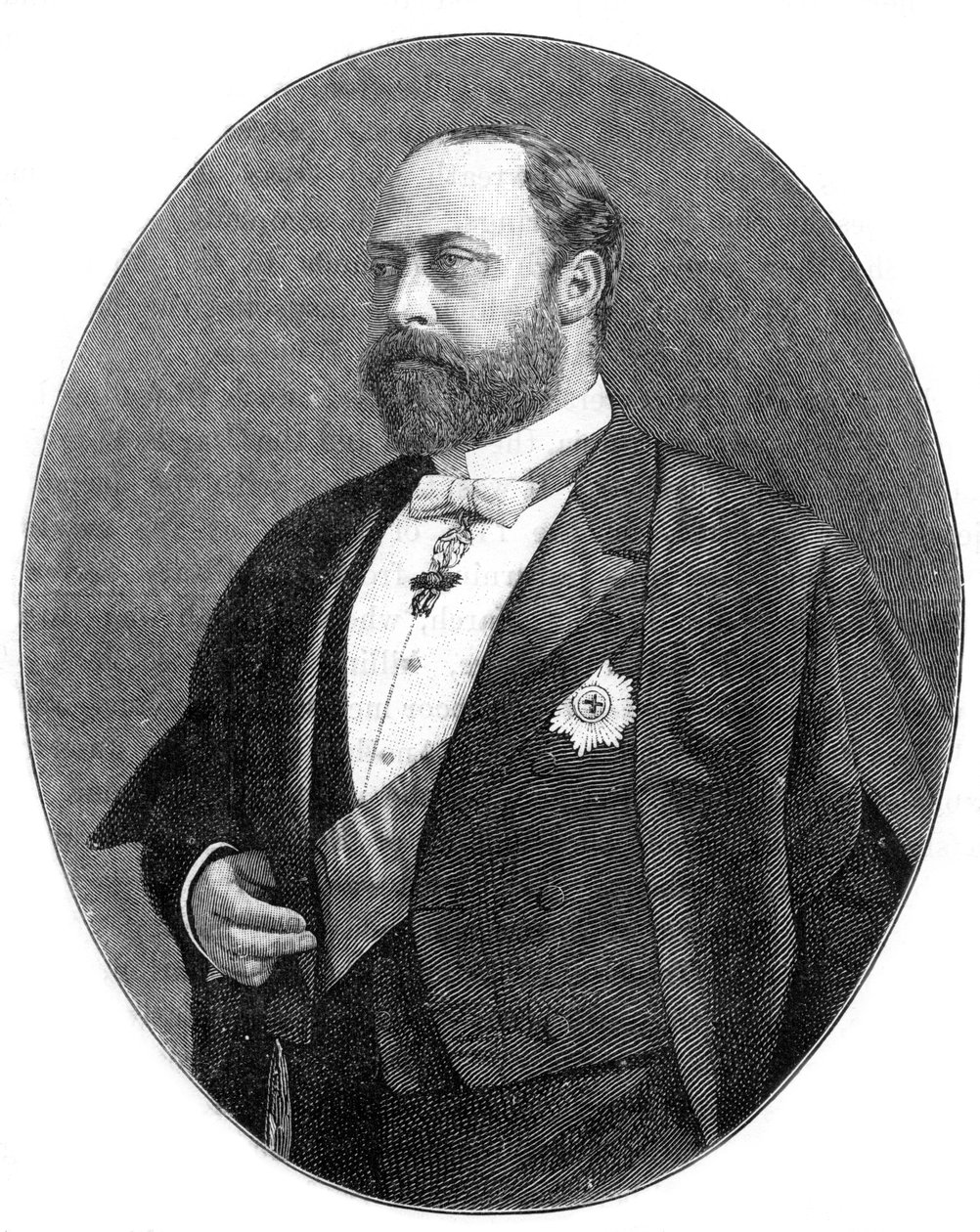 Princ z Walesu ve svém rouchu jako Bencher of the Middle Temple, 1900. od William and Daniel Downey