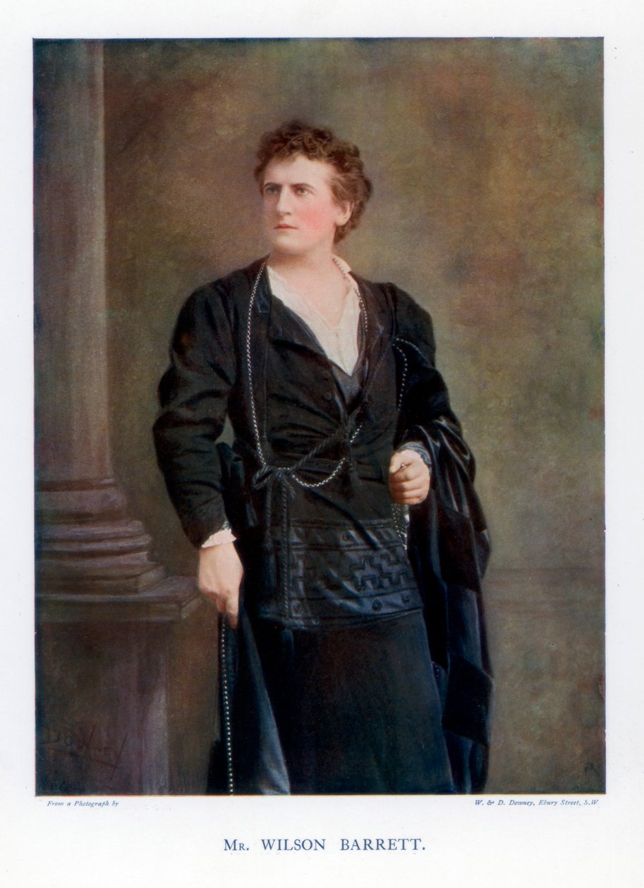 Wilson Barrett , anglický herec, manažer a dramatik, 1901. od William and Daniel Downey