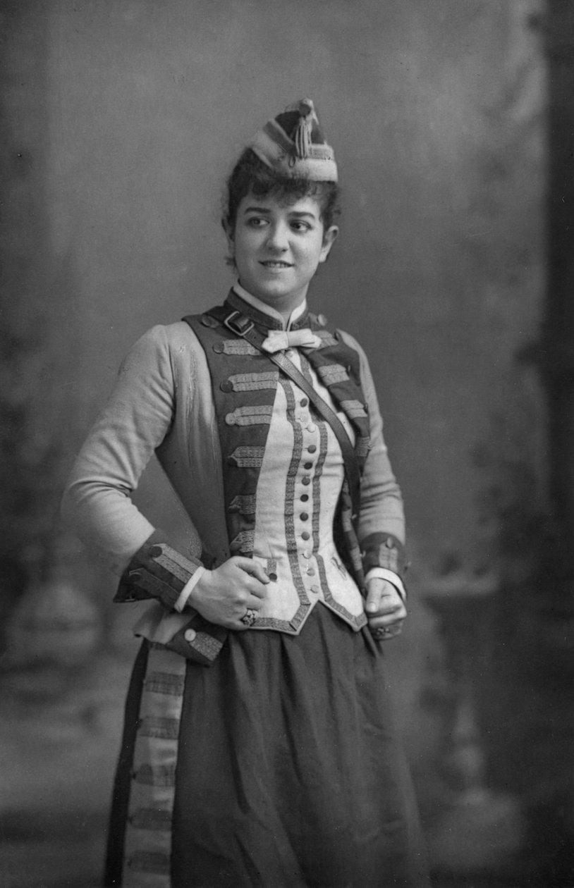 Zelie de Lussan 1861-1949, americká mezzosopranistka, 1893. od William and Daniel Downey