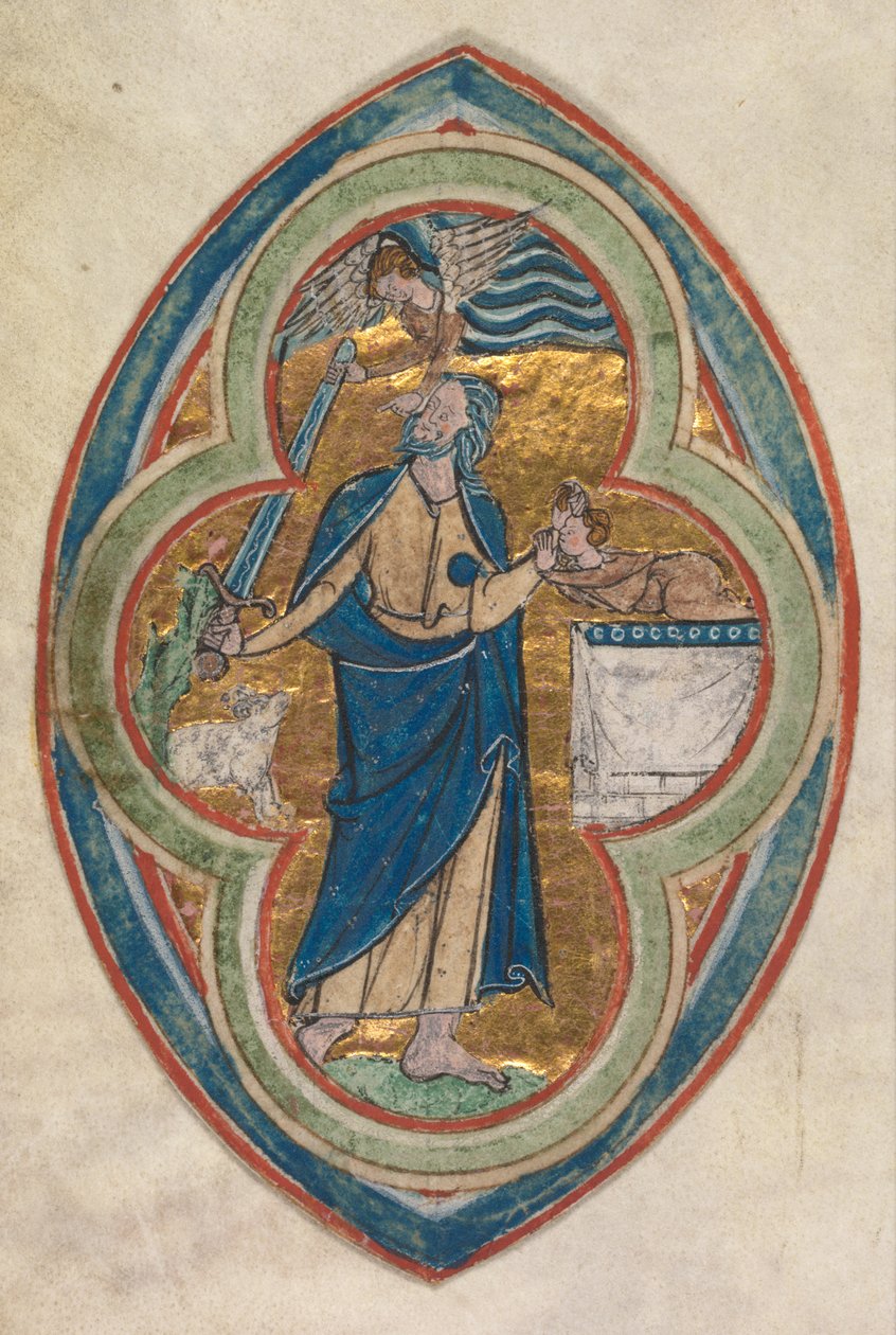 Miniatura vyjmutá z kompendia v dějinách Kristova genealogie..., 1200-1250 od William de Brailes
