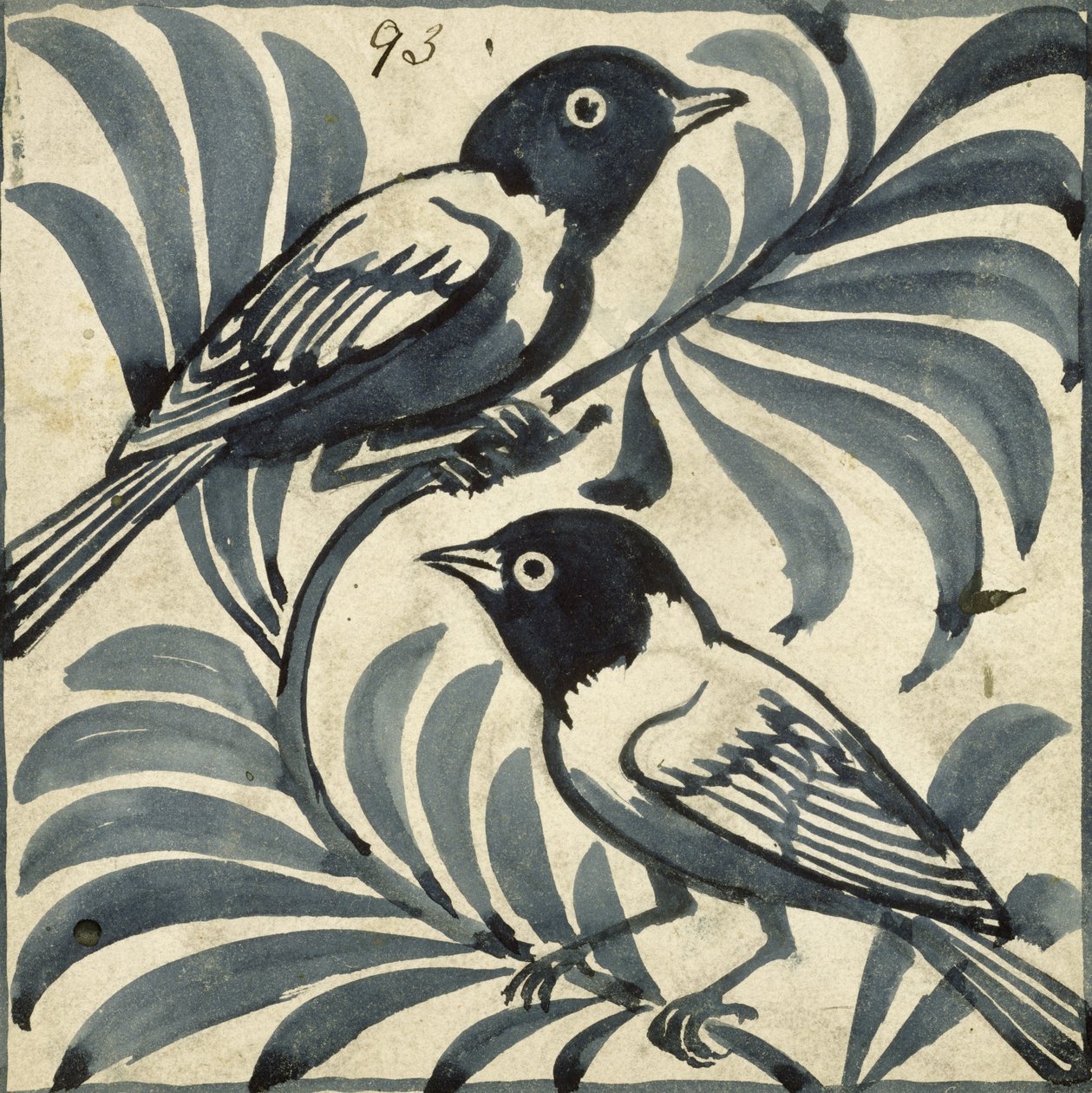 Bluebirds od William de Morgan