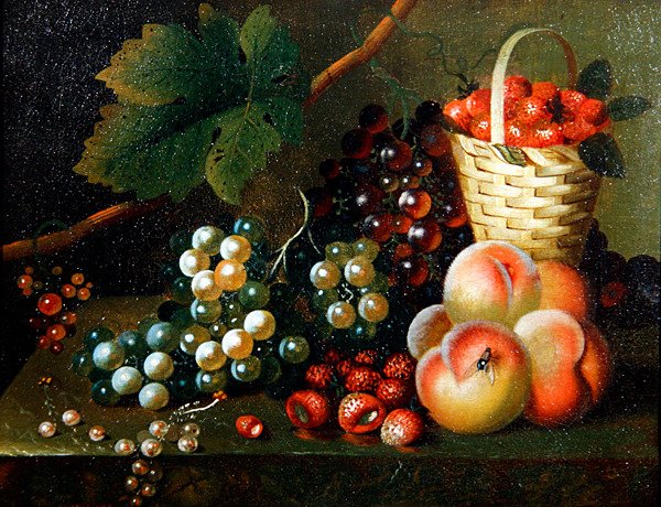 Ovocné zátiší (olej na plátně) od William of Bath Jones