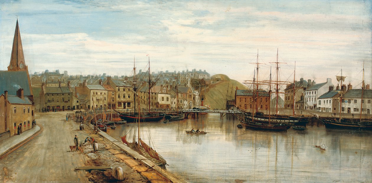 The Old Harbour, Maryport, 1896 od William of Maryport Mitchell