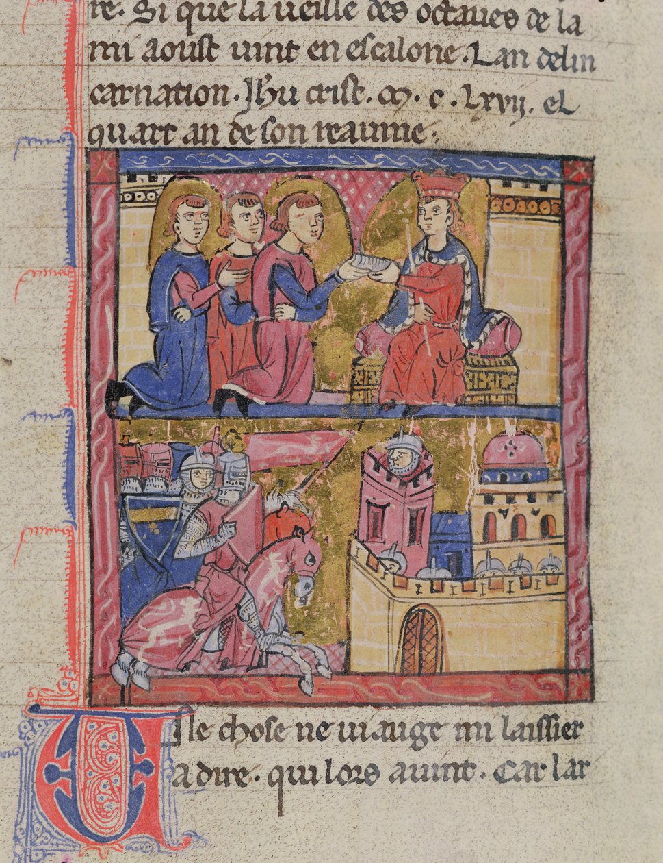 Byzantský císař uzavřel v roce 1168 spojenectví s Jeruzalémem, aby ovládl Egypt od William of Tyre