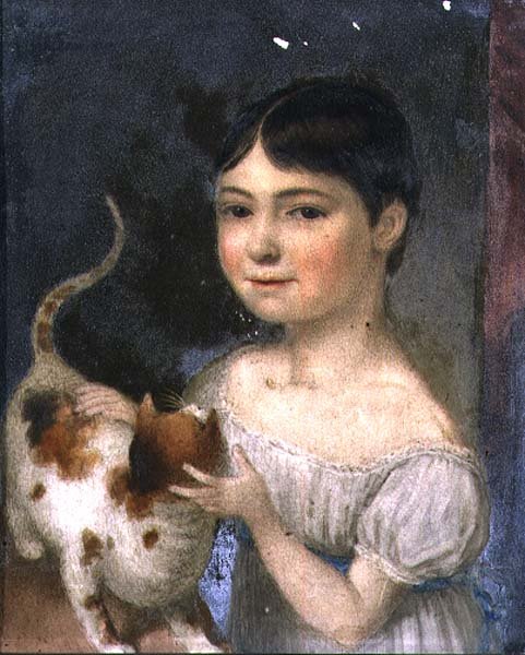 Maria FitzHerbert, kolem roku 1817 (břidlice) od William the Elder Corden