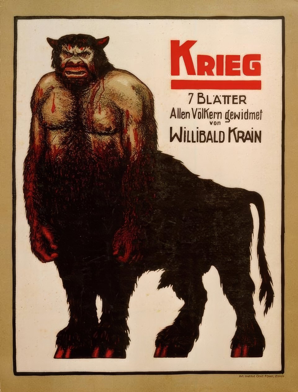 W.Krain, Válka od Willibald Krain