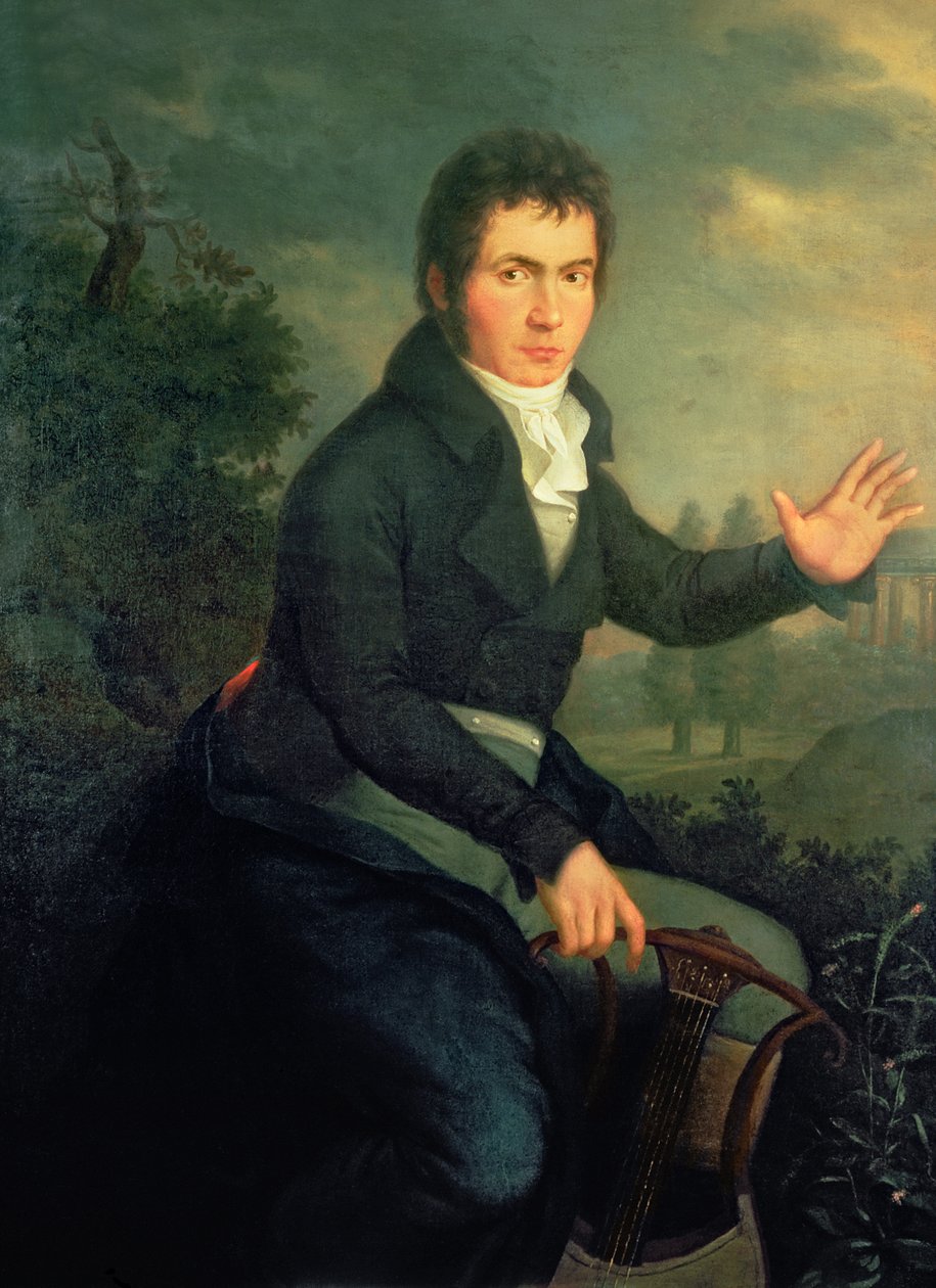 Ludwig van Beethoven (1770-1827), 1804 (podrobnosti viz 67289) od Willibrord Joseph Mahler or Maehler