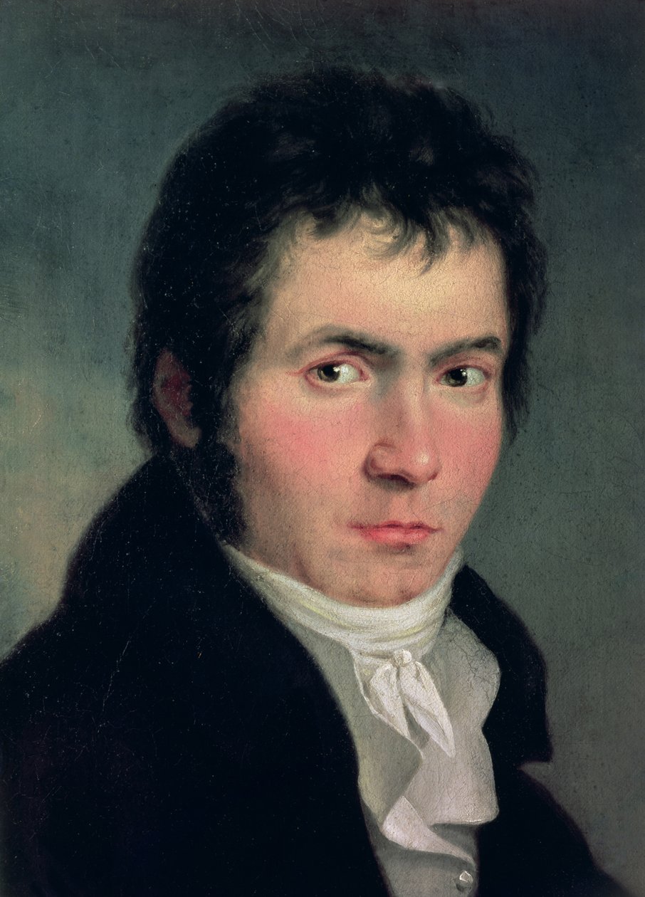 Ludwig van Beethoven (1770-1827), 1804 (detail 13986) od Willibrord Joseph Mahler or Maehler