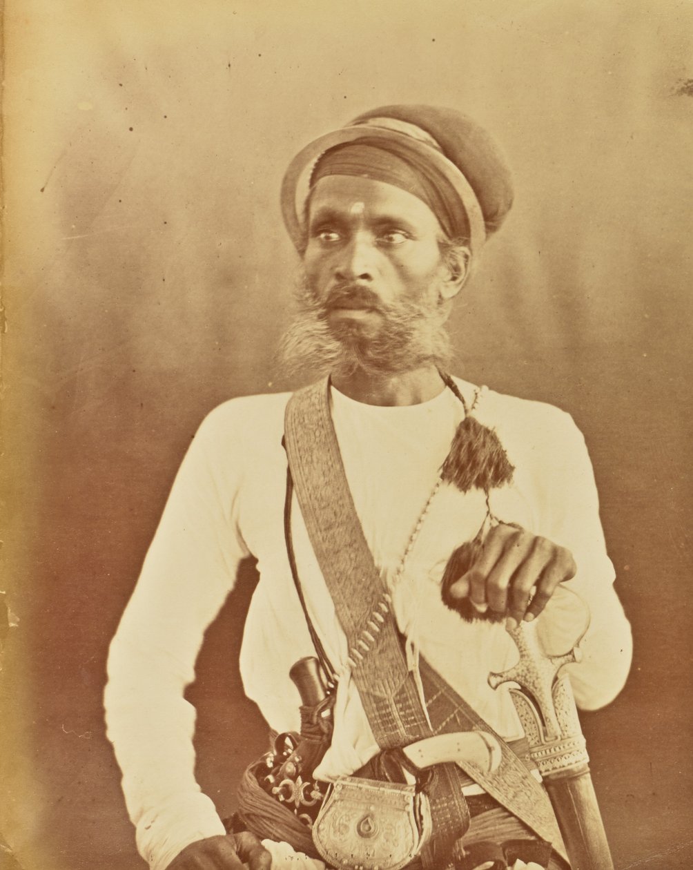 [Portrét sikhského bojovníka] od Willoughby Wallace Hooper