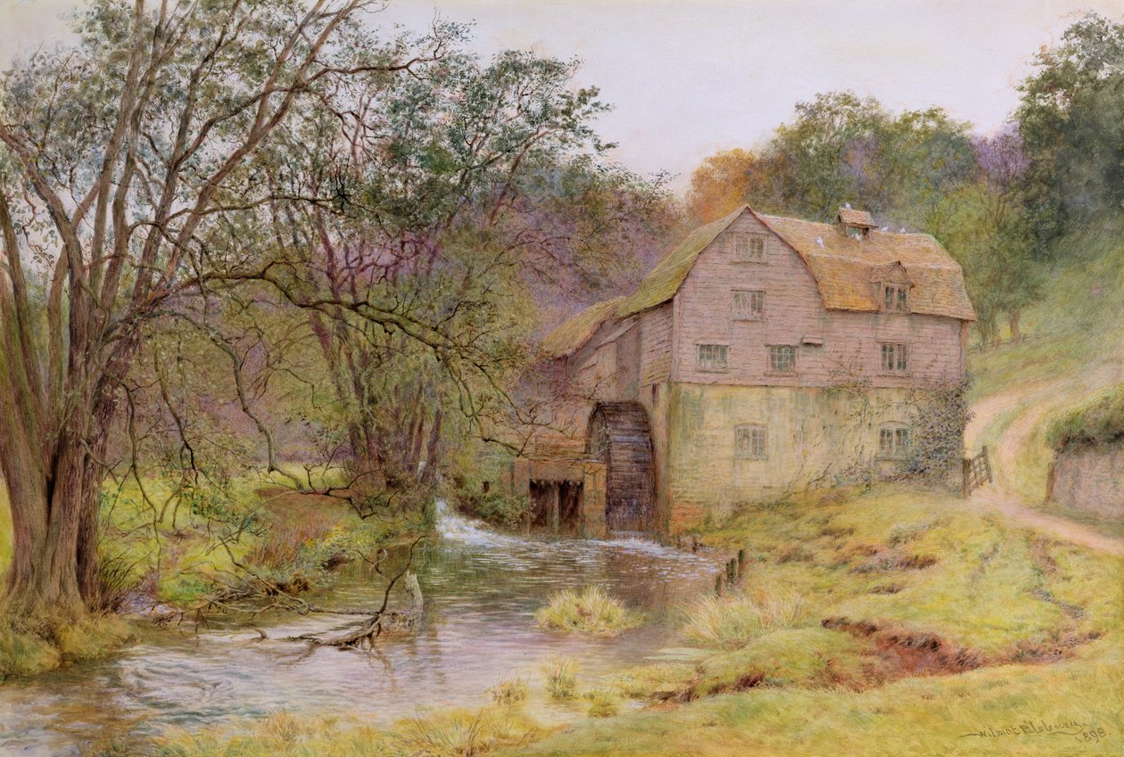 The Never Failing Brook, The Busy Stream, 1898 od Wilmot Pilsbury