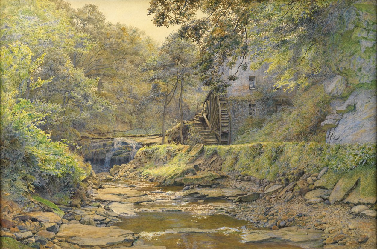 A Yorkshire Mill, 1886 od Wilmot Pilsbury