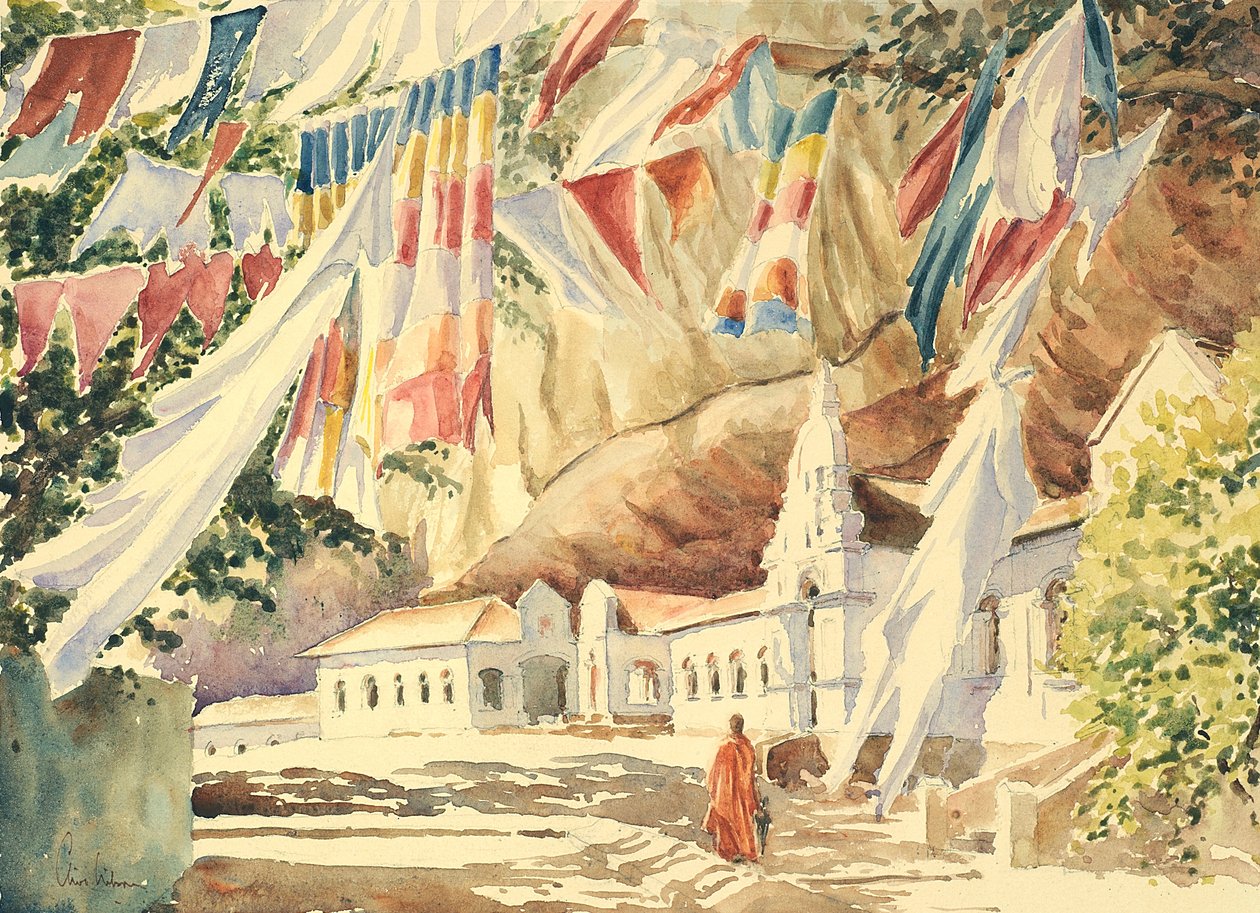 748 modlitebních praporků, Dambulla od Wilson Clive