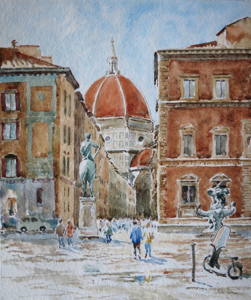 951 Piazza SS Annunziata, po průtrži mračen od Wilson Clive