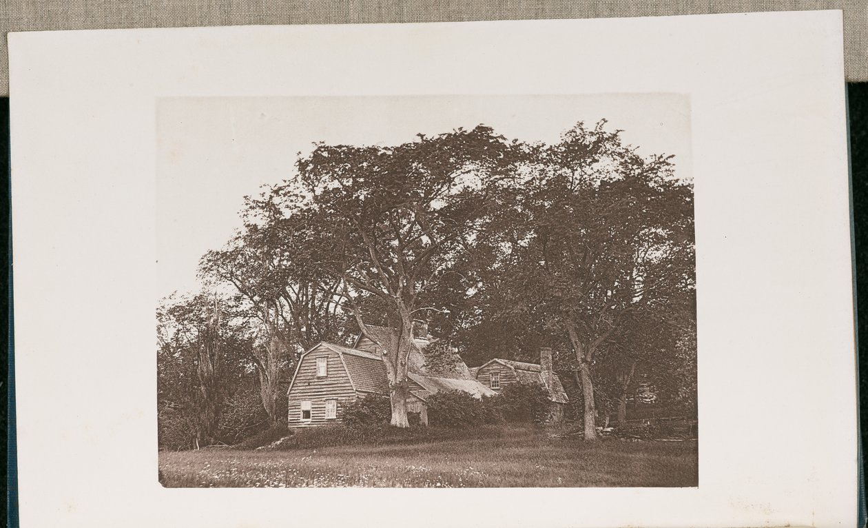 Starý Fairbanksův dům v Dedhamu ve státě Massachusetts, postavený v roce 1636. od Wilson Flagg