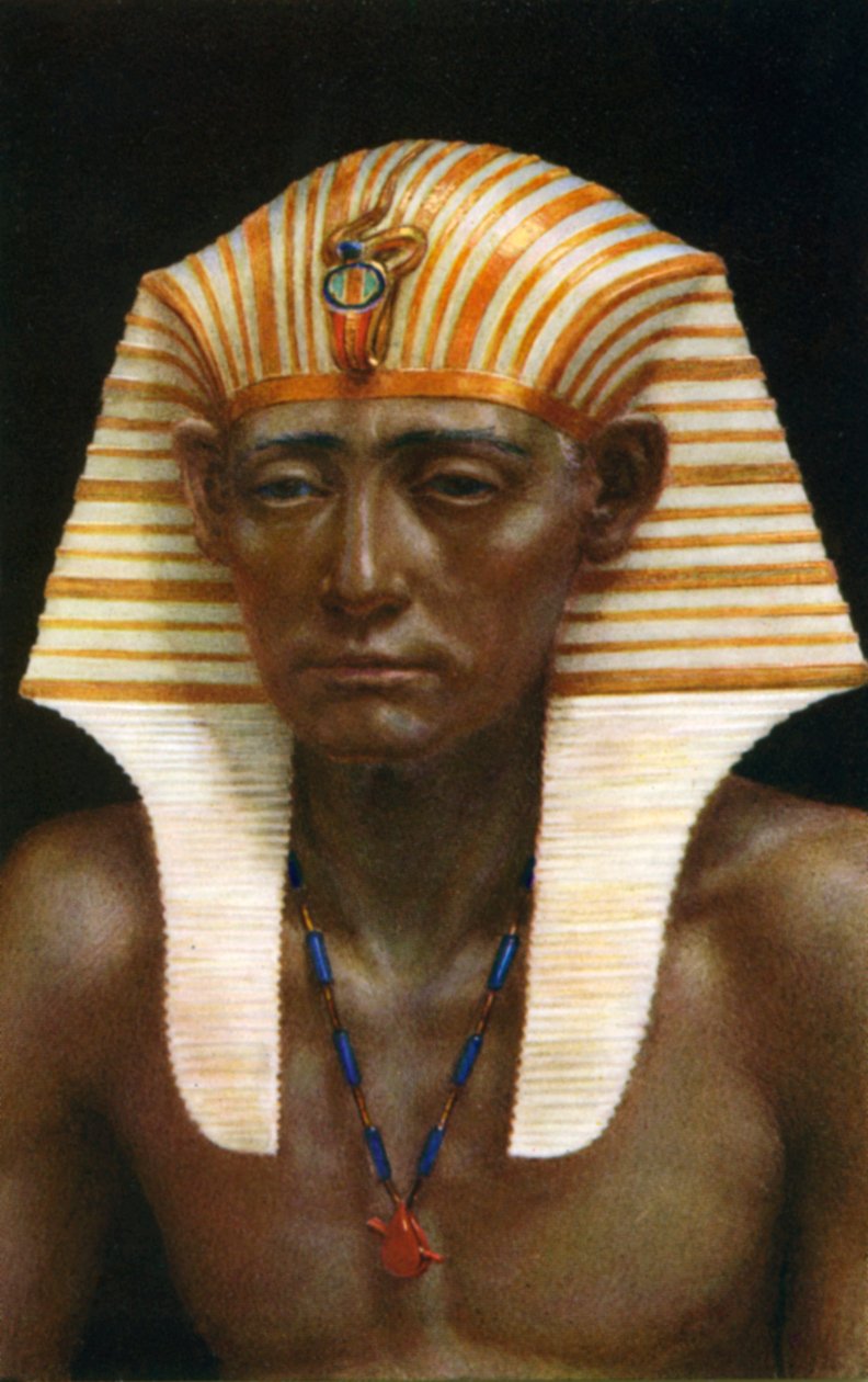 Amenemhat III, starověký egyptský faraon z 12. dynastie, 19. století př. n. l. 1926. od Winifred Mabel Brunton