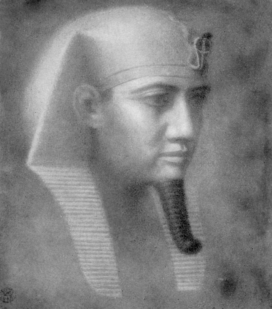 Khafre, staroegyptský faraon ze 4. dynastie, 26.-25. století před naším letopočtem 1926 od Winifred Mabel Brunton