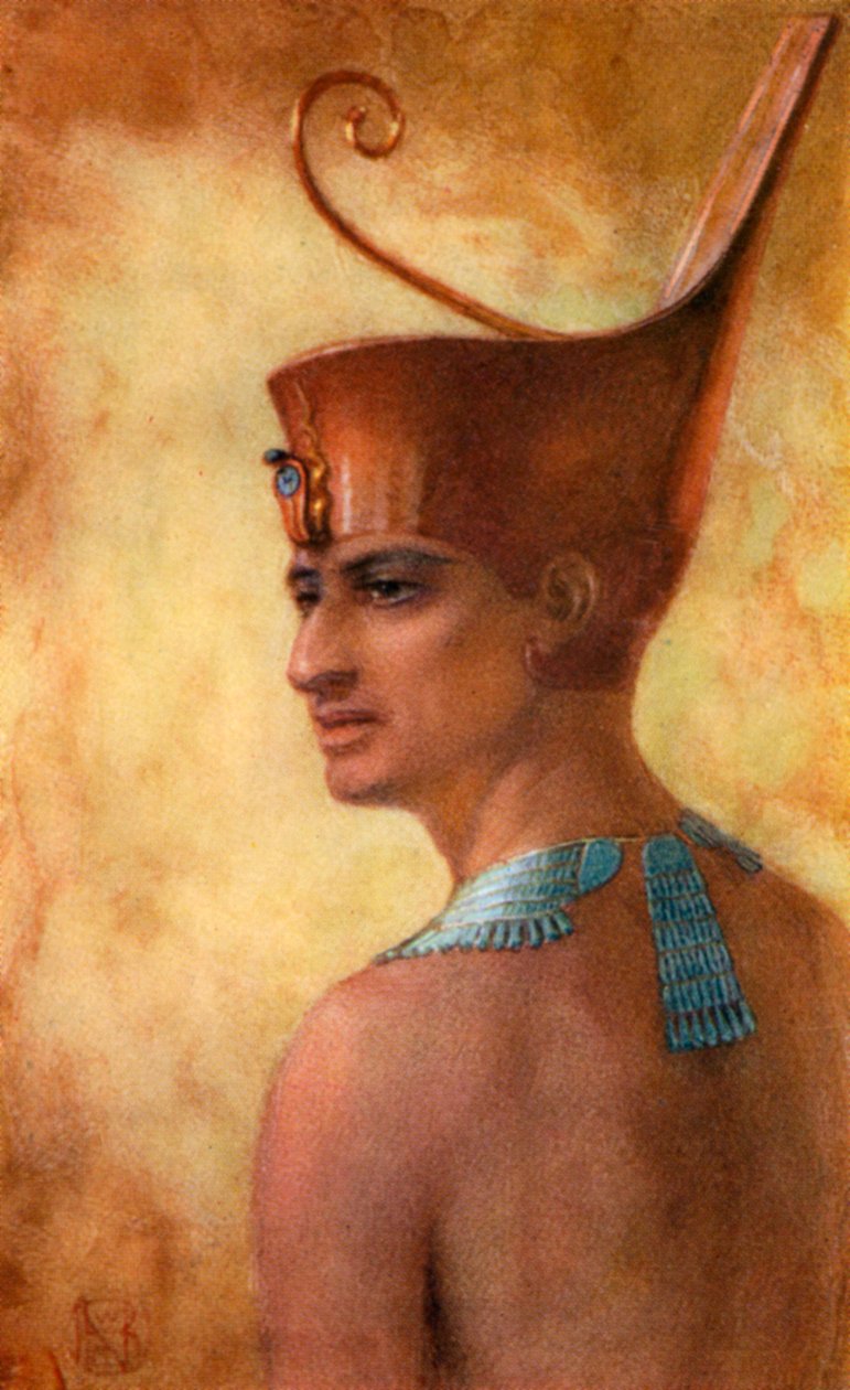 Pepi I., staroegyptský faraon 6. dynastie, 24.-23. století před naším letopočtem 1926. od Winifred Mabel Brunton