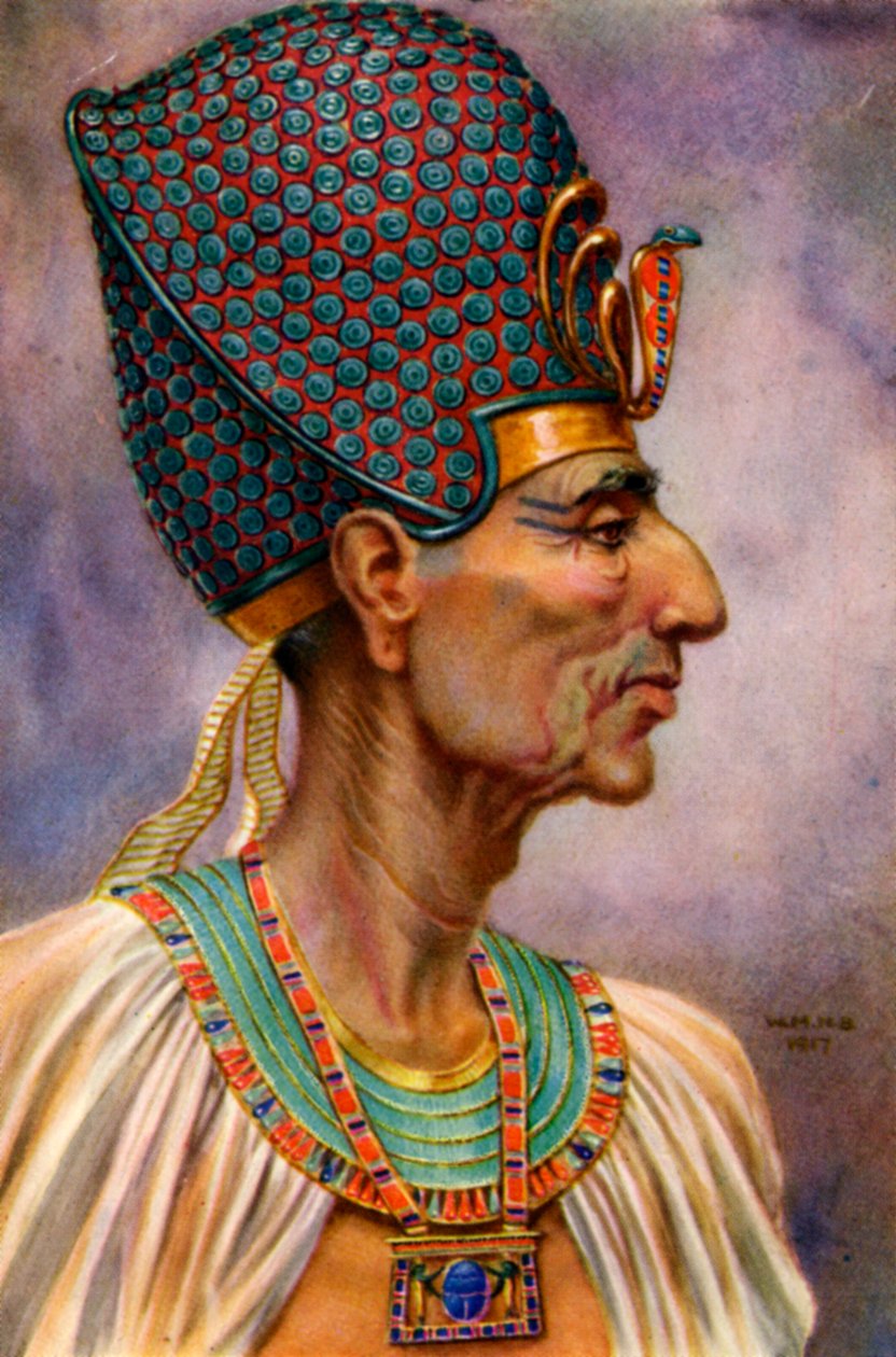 Rameses II., starověký egyptský faraon 19. dynastie, 13. století př. n. l. 1926. od Winifred Mabel Brunton