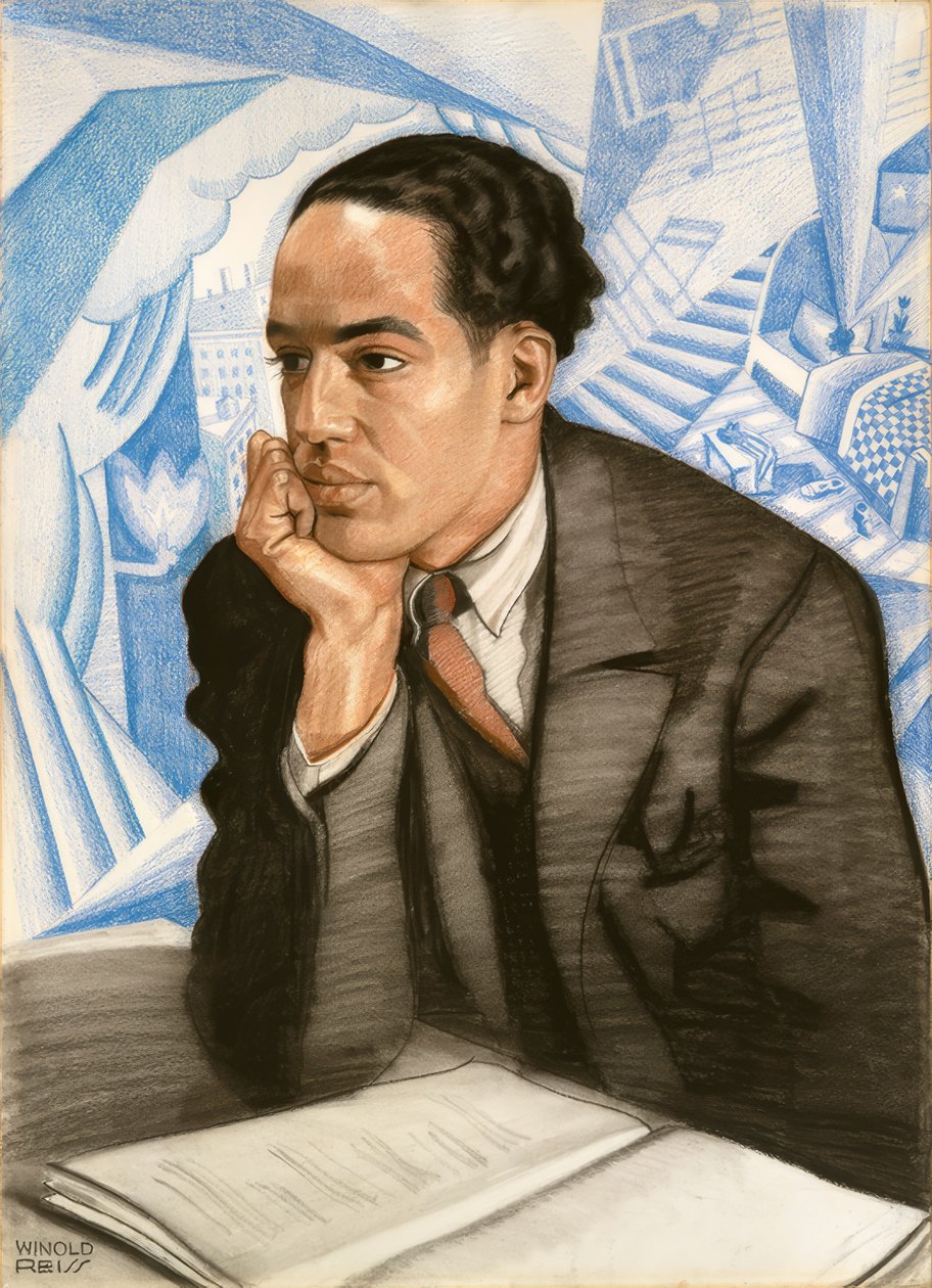 Langston Hughes od Winold Reiss