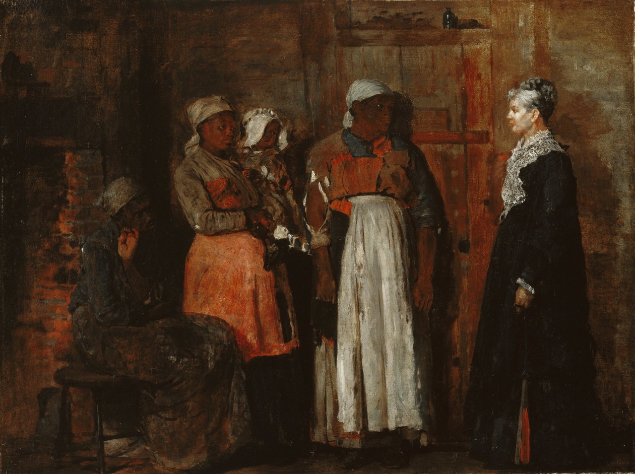 Návštěva staré paní od Winslow Homer