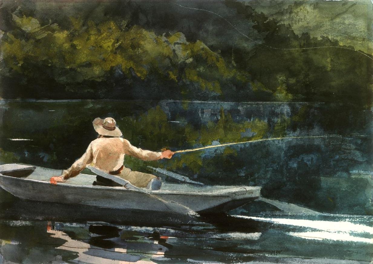 Casting, číslo dvě od Winslow Homer