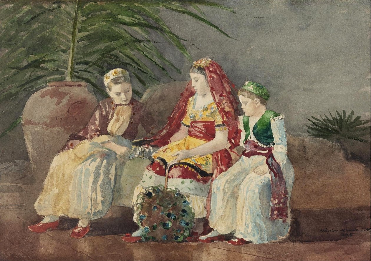 Děti pod palmou od Winslow Homer