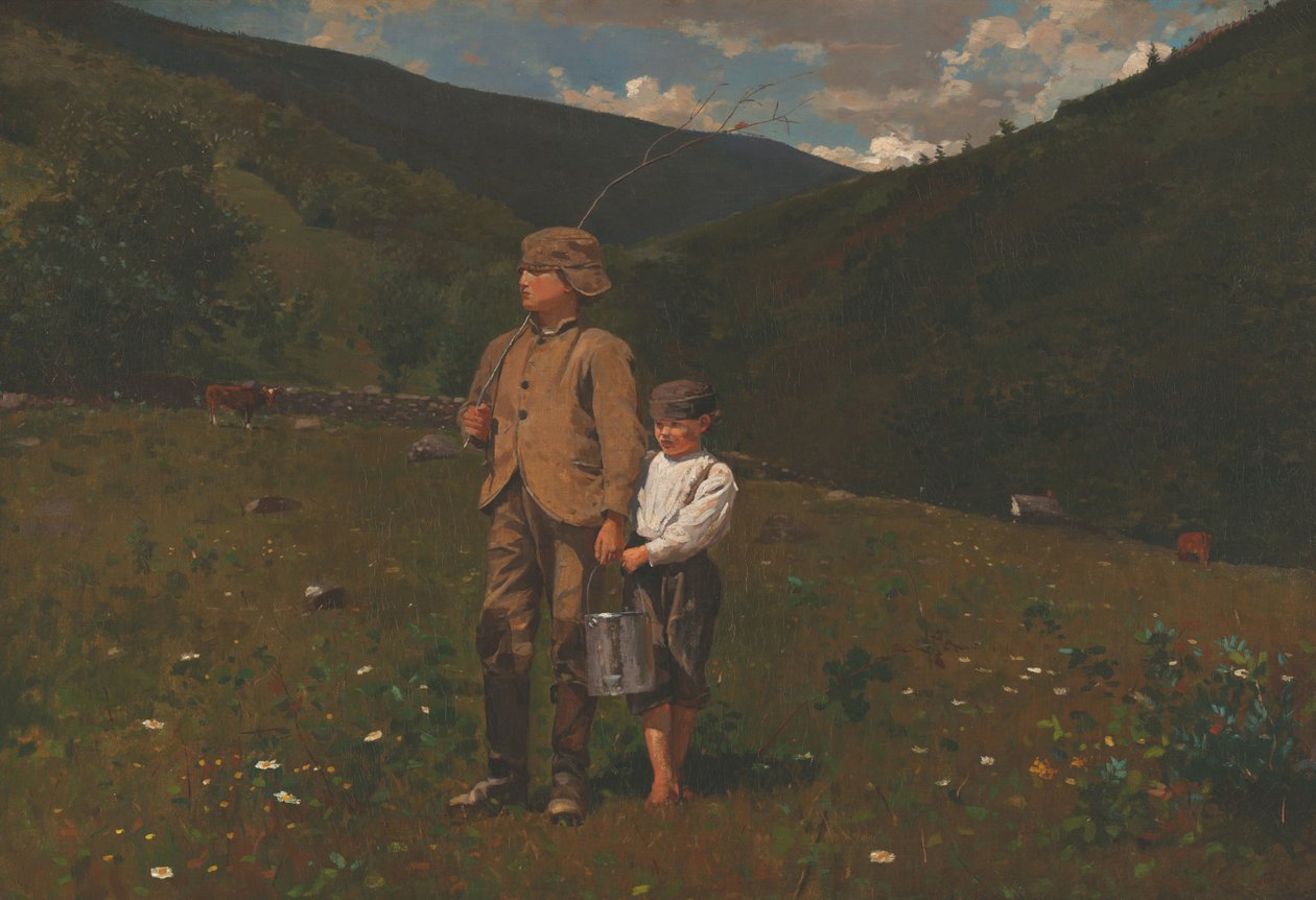 Přejezd přes pastvinu od Winslow Homer