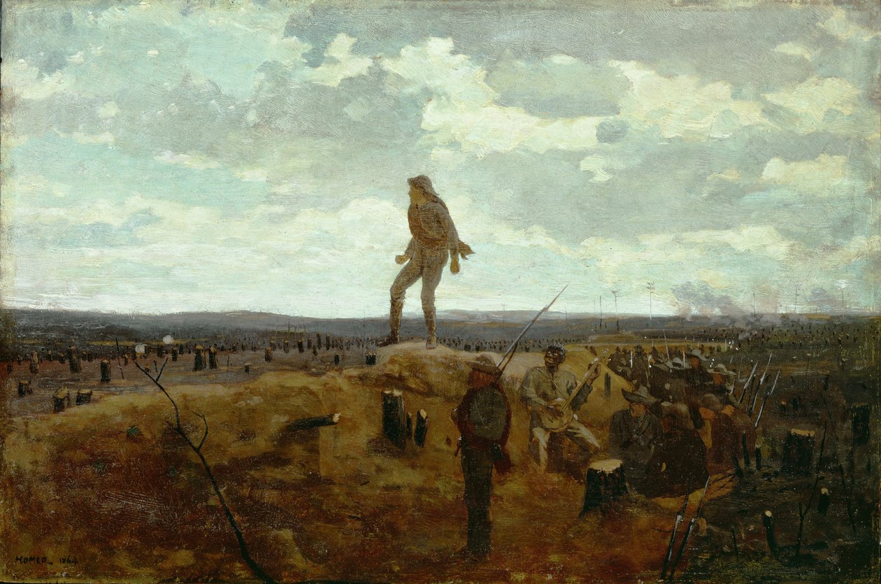 Defiance: Pozvání výstřelu před Petersburgem, 1864 od Winslow Homer